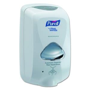 Purell TFX Touch-Free Hand Sanitiser Dispenser in White