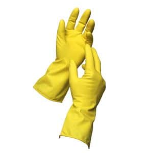 Sabco Yellow Rubber Gloves